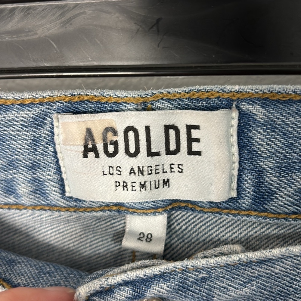 AGOLDE Remy High Rise Straight Jeans Size 28 - Picture 7 of 8